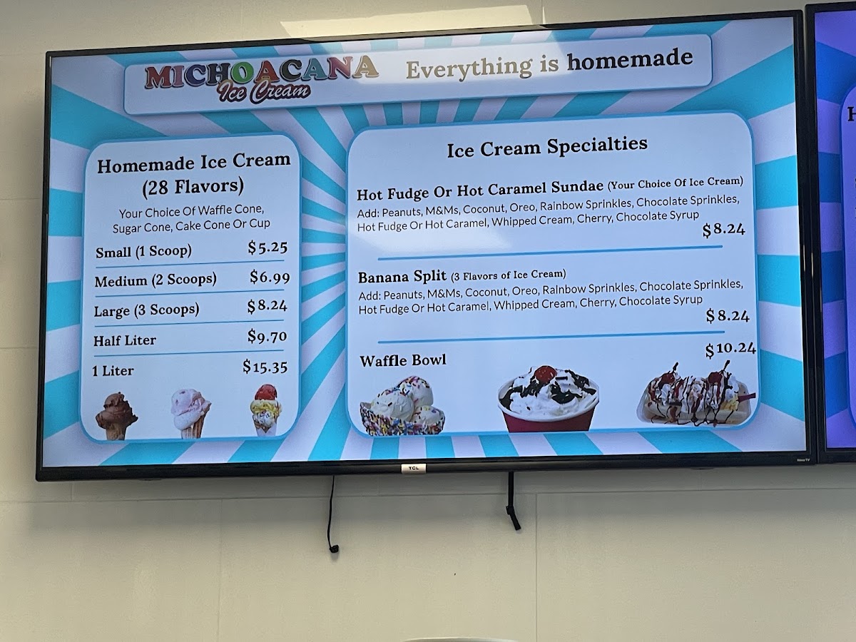 Michoacana Ice Cream ???????? Menu - Image 1